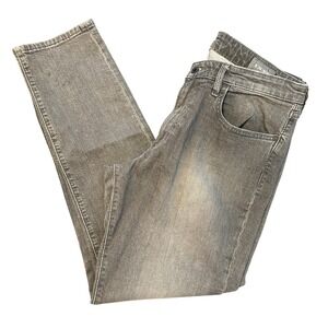 BONOBOS Mens Gray Jeans Slim Fit Size‎ 33x32 Denim Stretch Pants